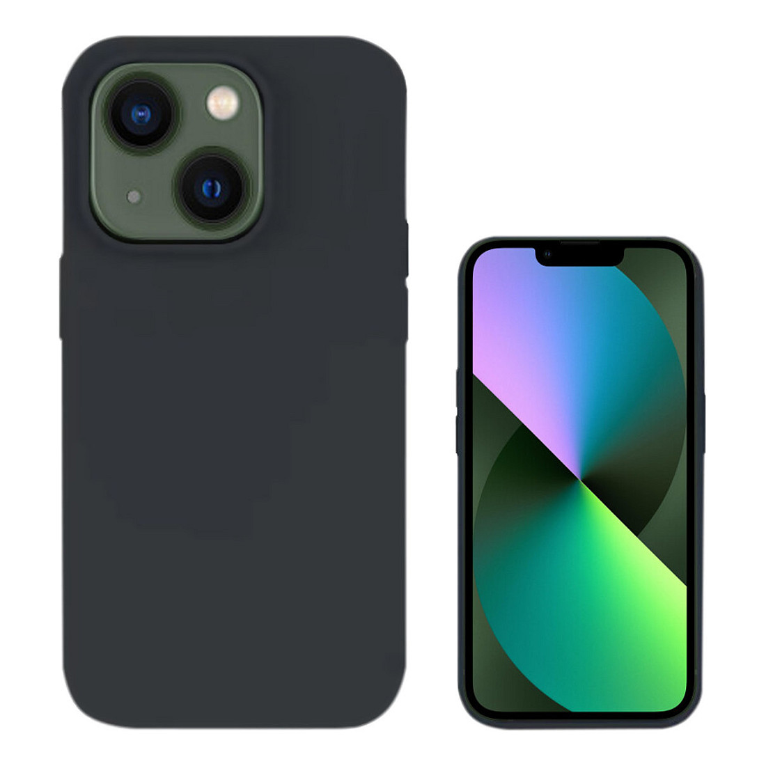 Aksesorë për telefon 4smarts 540151 / Cover / Silikon / Apple iPhone 14 - Zezë