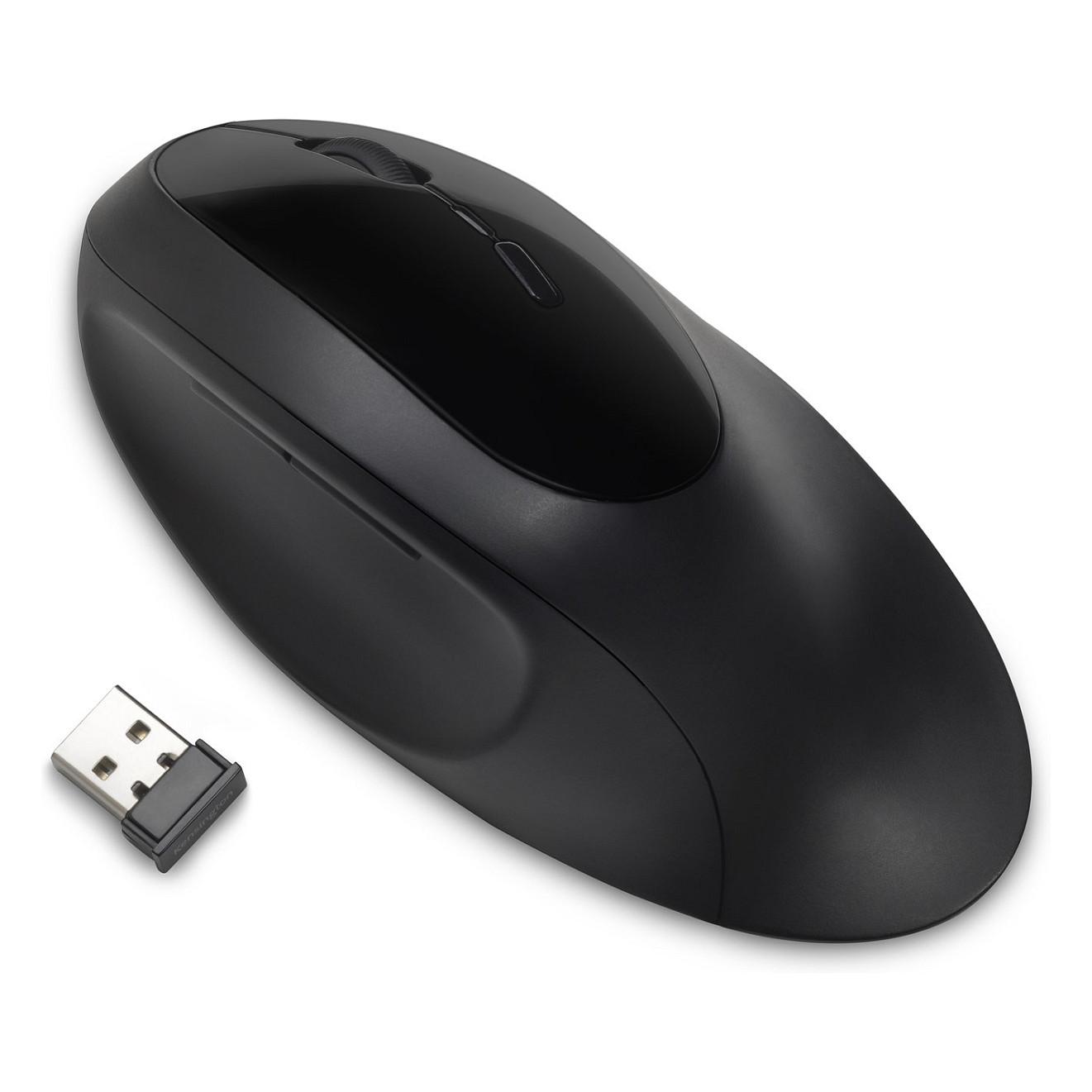 Maus pa Kabllo Kensington Pro Fit Ergo K75404EU / 800-1600 DPI / 5 Butona / Bluetooth 4.0 + 2.4 GHz / Ergonomik – Zezë