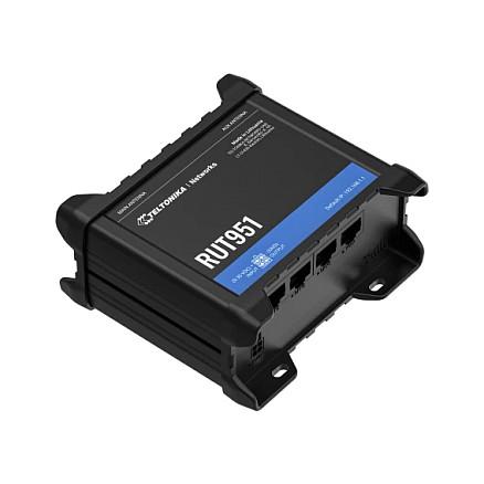 Teltonika, RUT951, Ruter Industrial, 4G LTE Cat 4, Wi-Fi 4 N300, 2.4 GHz, Dual SIM + eSIM, 1× WAN + 3× LAN 10/100 Mbps – Zezë - 2