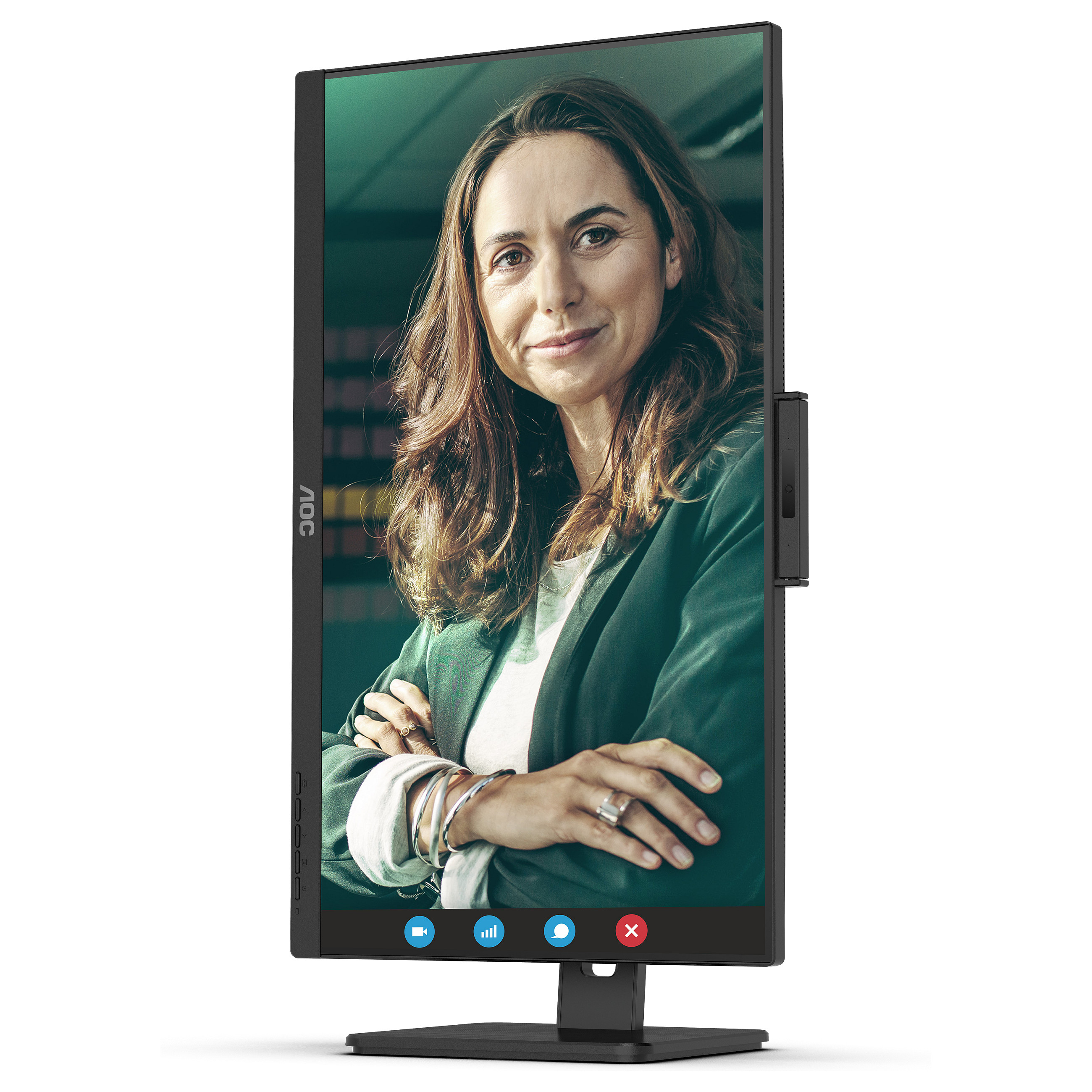 Monitor AOC Q27P3CW / 27″ / Quad HD IPS LED / 100Hz / 4ms / USB + HDMI + DP + USB-C / WebCam - Zezë - 18