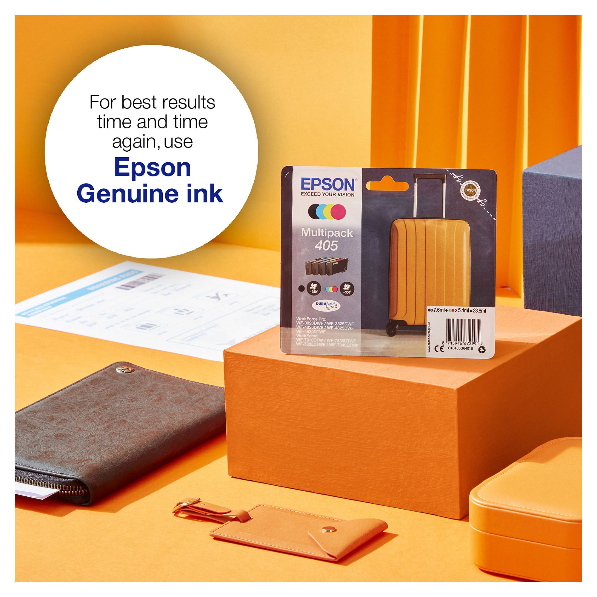 INK Epson 405 C13T05G44010 / 300 faqe – Verdhë - 2