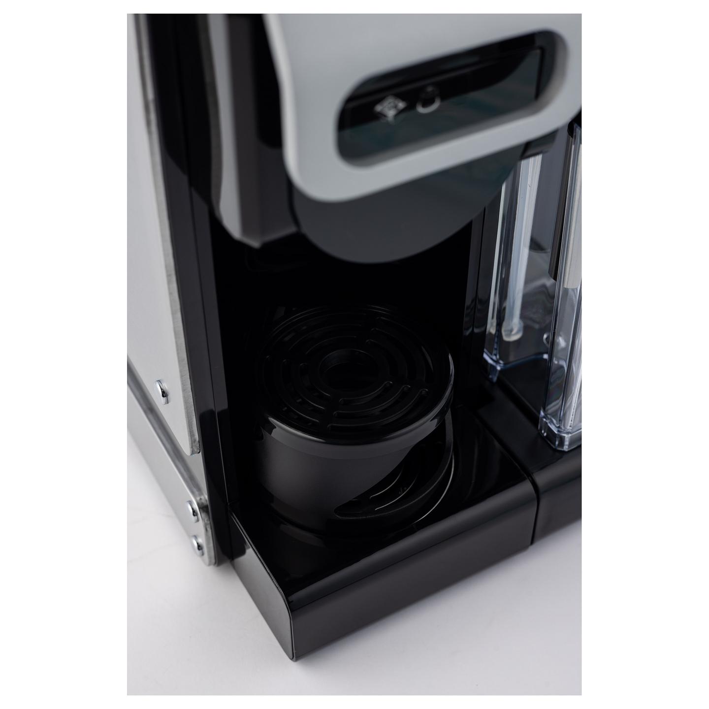 Aparat për Kafe TORNADO TST-550M-GS, 1460 W, 19 bar, Rezervuar Uji 1 L – Argjend/Zezë - 7