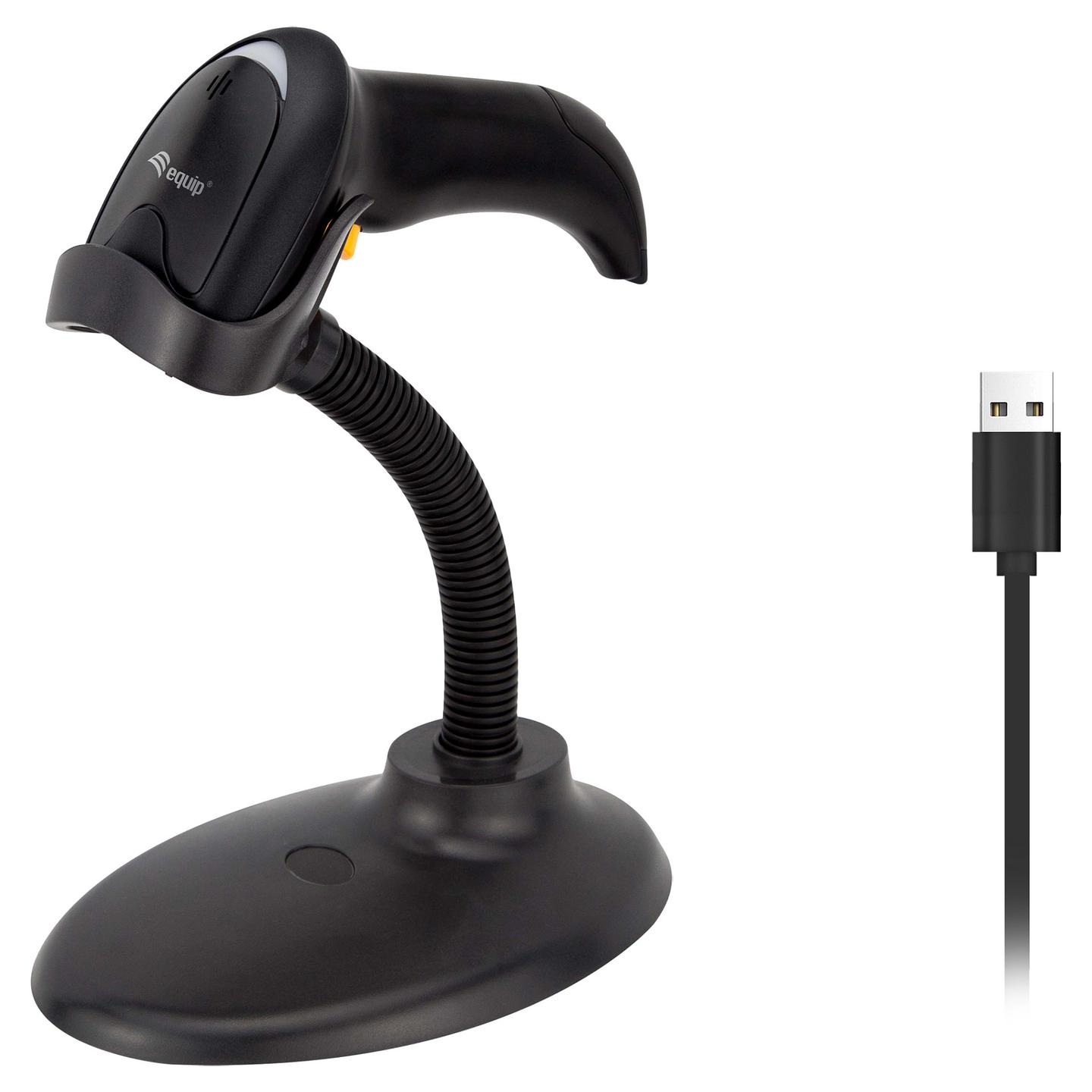 Skaner Barkodesh Equip 351022 / 1D / Laser / USB / IP54 - Zezë - 7