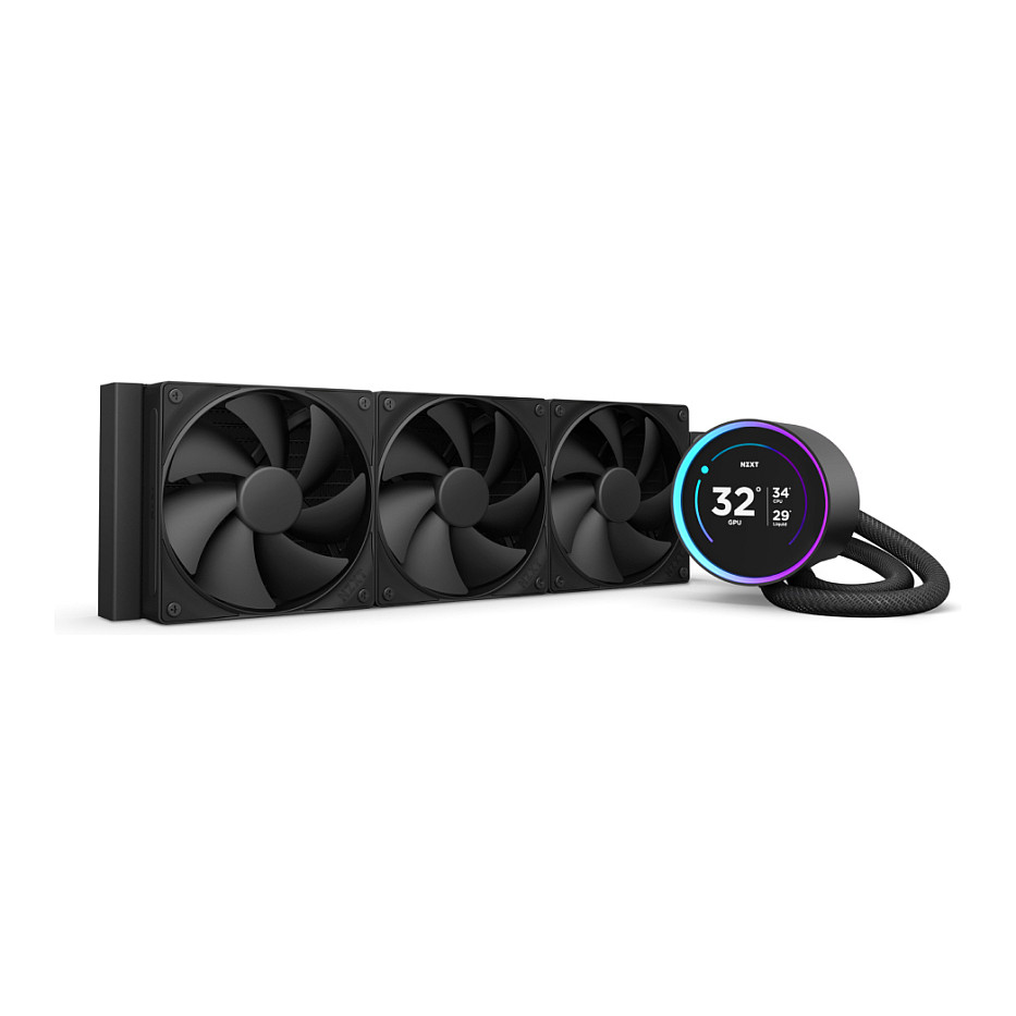 Ftohës për Procesor NZXT Kraken Elite 360 / 360mm / AIO / LCD - Zezë - 1
