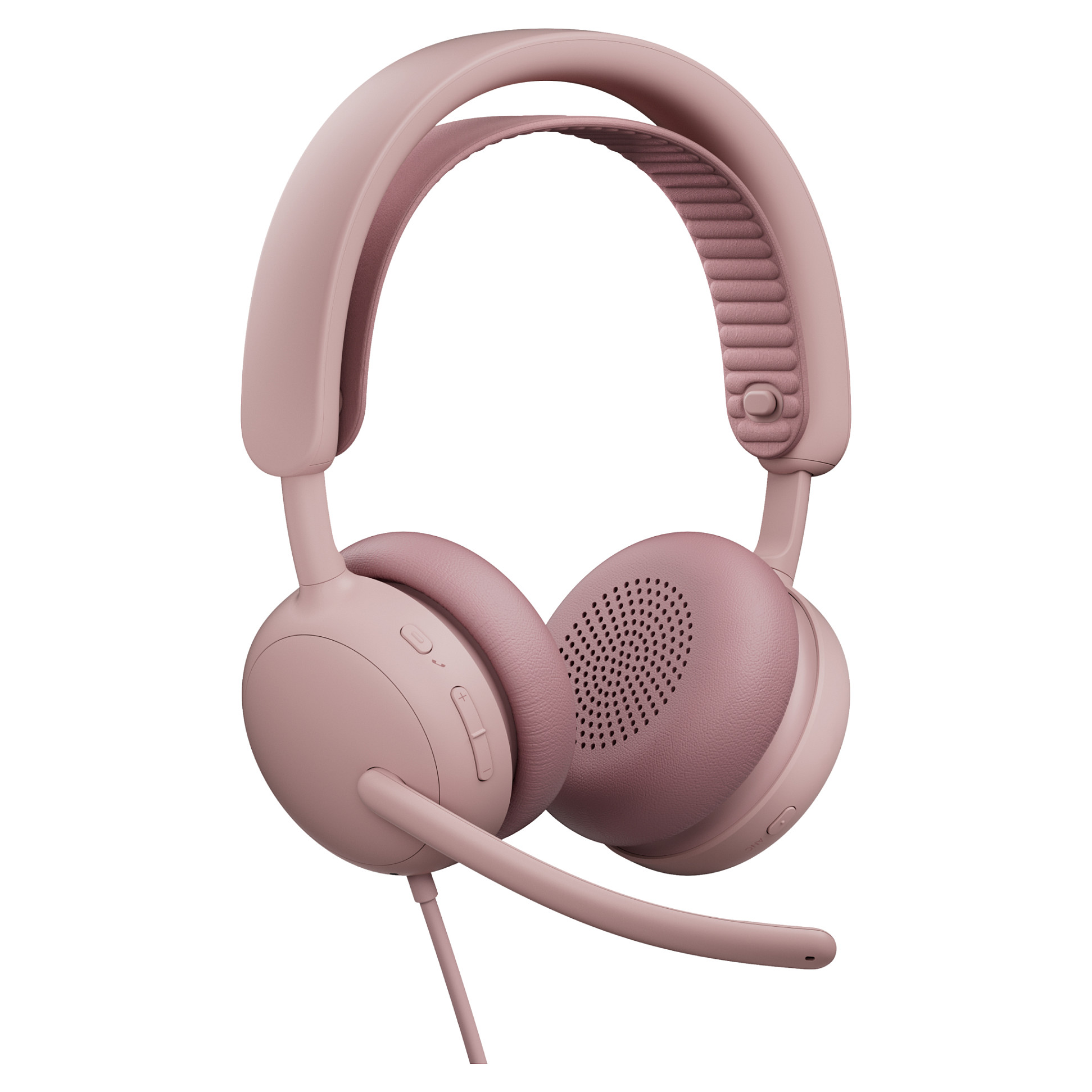 Kufje me kabllo Logitech Zone Wired 2 / USB-C & USB-A / ANC - Rose