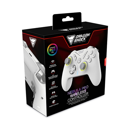 Kontroller për Nintendo & Switch Dragonshock Nebula Pro Wireless – Bardhë - 7