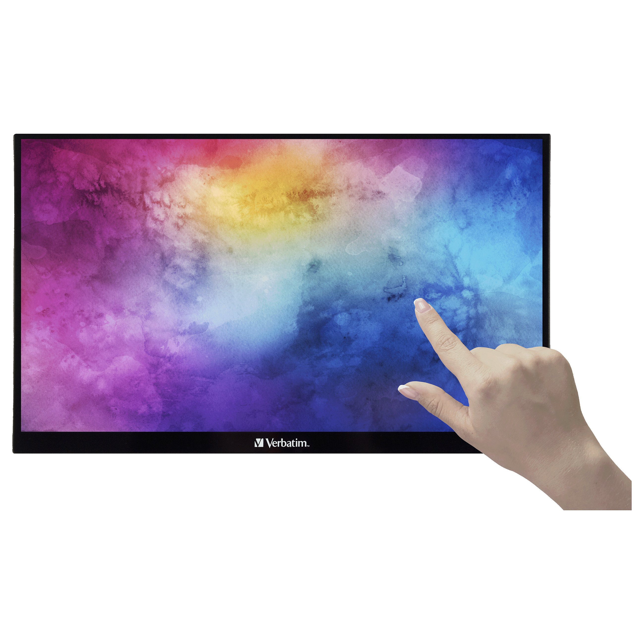 Monitor Verbatim PMT-14 / 14″ / FHD TFT/IPS LCD Touchscreen / 6ms / HDMI + USB-C - Zezë - 8