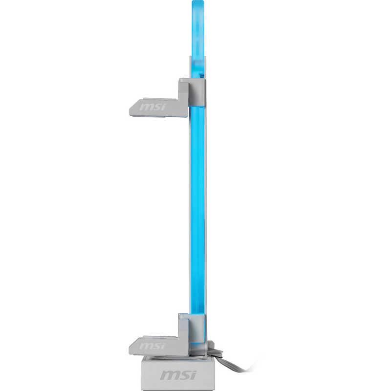 Mbajtëse për Kartelë Grafike MSI MPG ARGB, bazë magnetike, ndriçim ARGB, 30–135 mm - Bardhë - 7