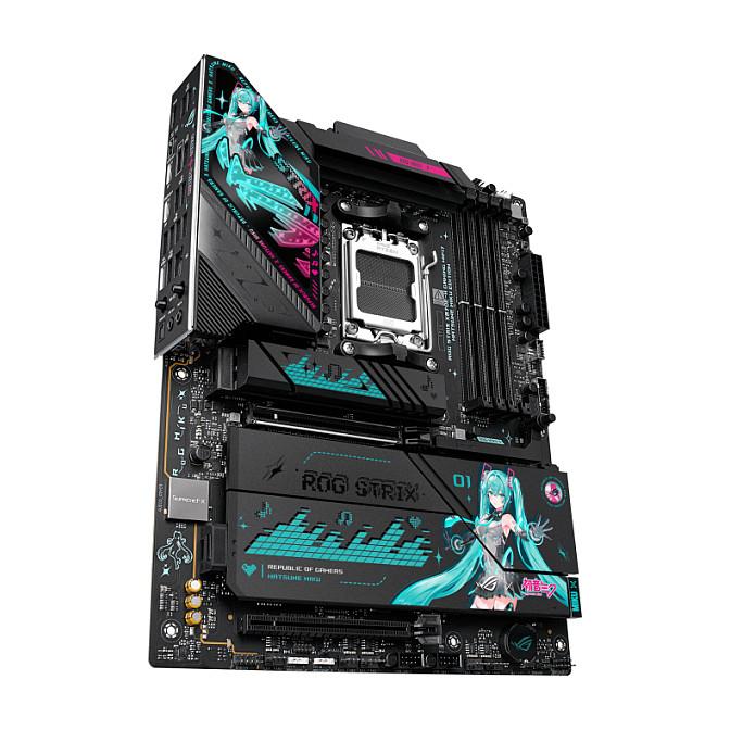 Motherboard ASUS ROG STRIX X870E-H Hatsune Miku Edition, AMD AM5, X870E, DDR5, ATX, PCIe 5.0, Wi-Fi - 3