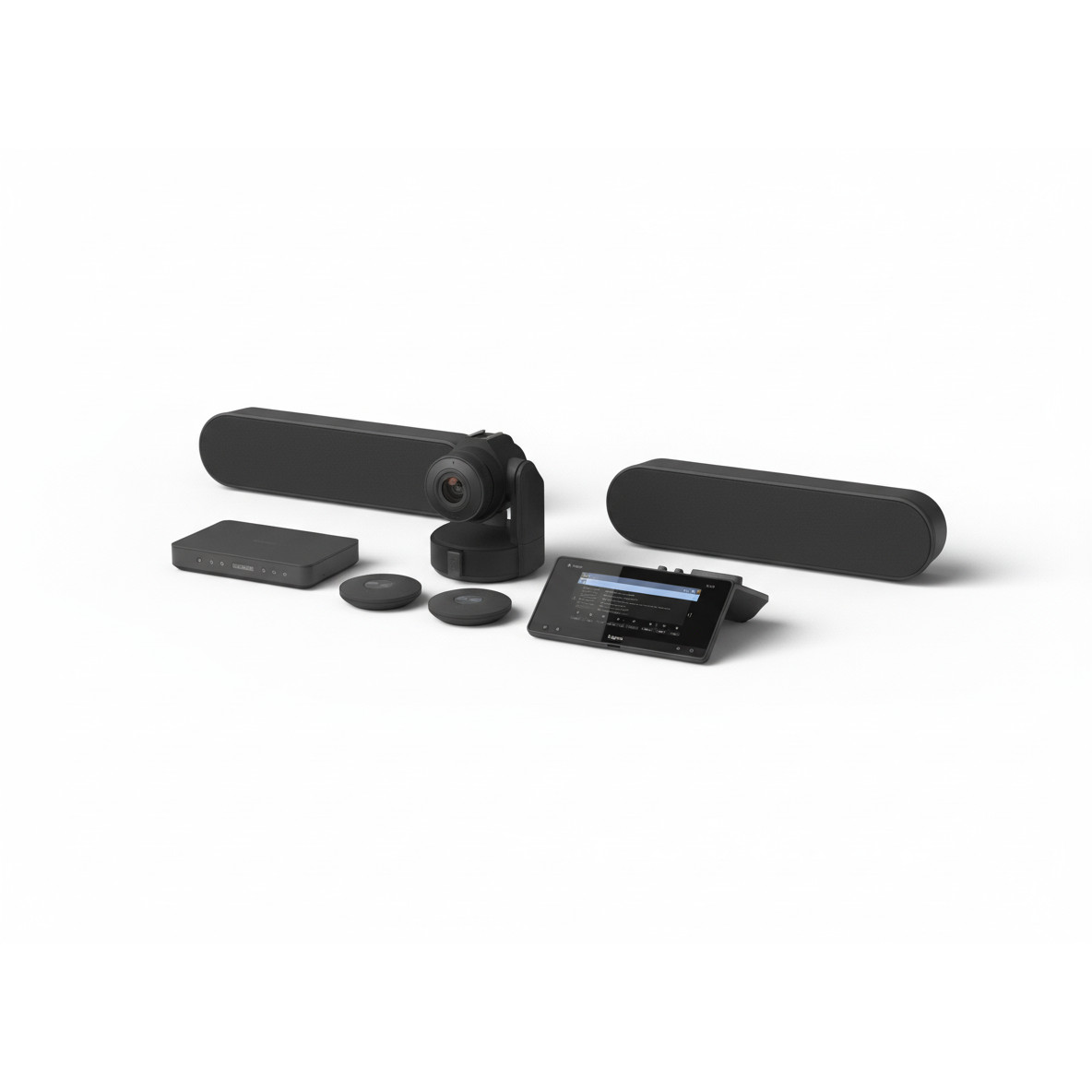Sistem për Konferencë Logitech Bundle Tap Controller / Rally Plus / i5-1350P / Rally Mic Pod Hub - Zezë