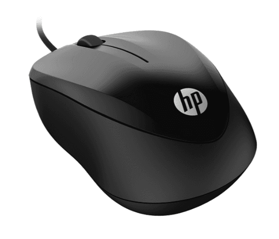 Maus me kabllo HP 1000 / USB / 1200 DPI / 3 Butona / 1.5m - Zezë - 2