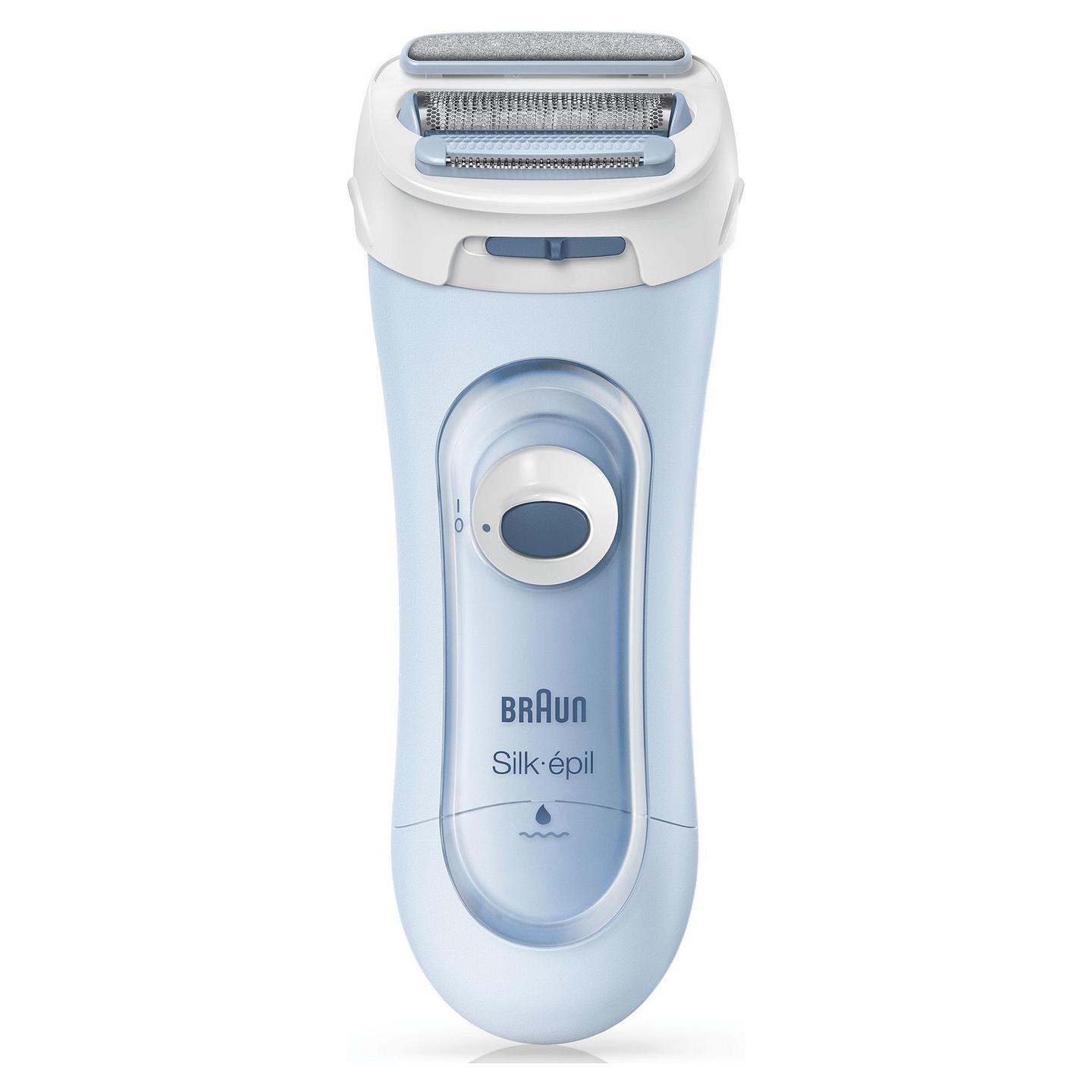 Makinë e rrojës për femra Braun Silk-épil 5-160 / Wet & Dry / 3-në-1 / Bikini Trimmer / Eksfolim – Blu - 2