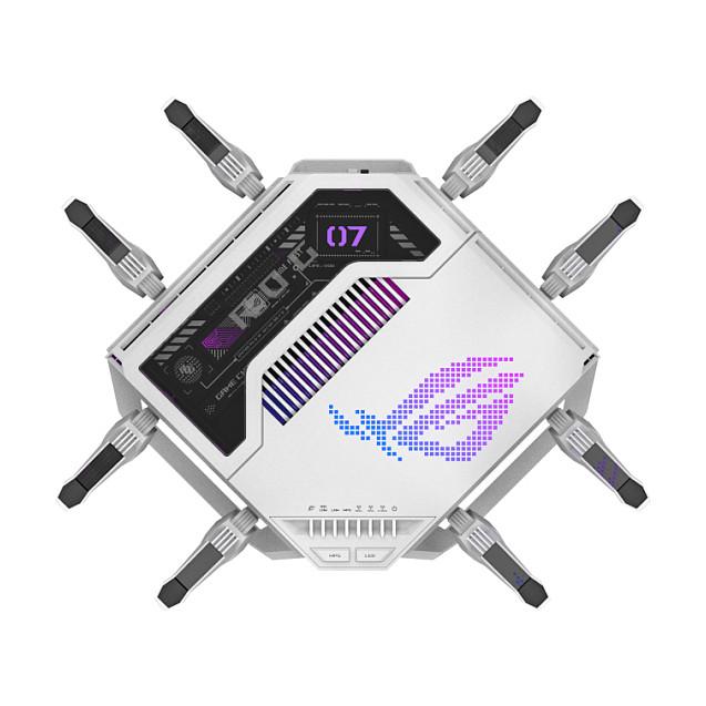 ASUS ROG Rapture GT-BE19000 Gaming Router Wi-Fi 7 Tri-Band / 19Gbps / 2× 10GbE / AiMesh / VPN Fusion – Zi - 4