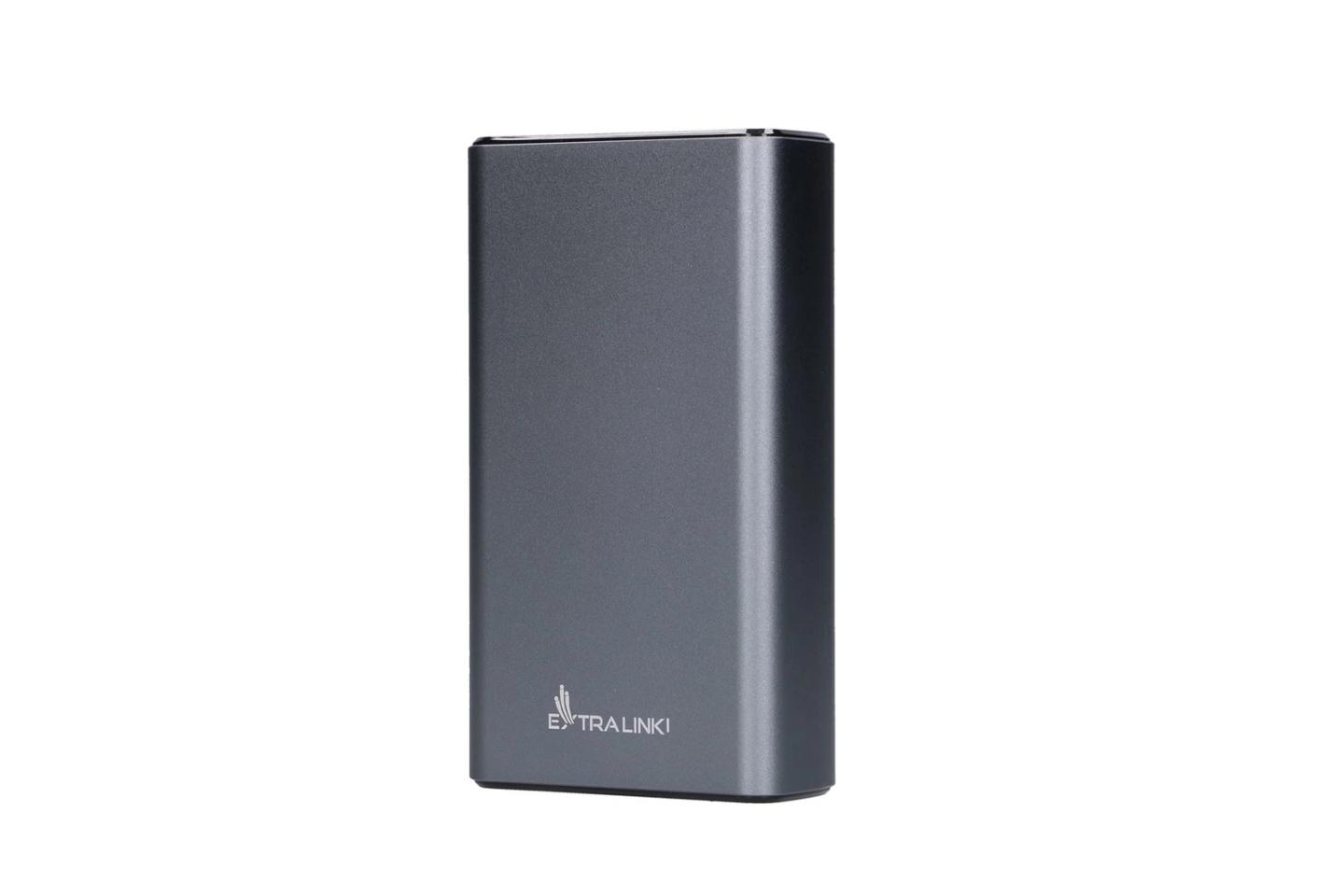 Powerbank Extralink EPB-126 / 20000mAh / 45W PD / USB-C / USB-A - Argjend - 2