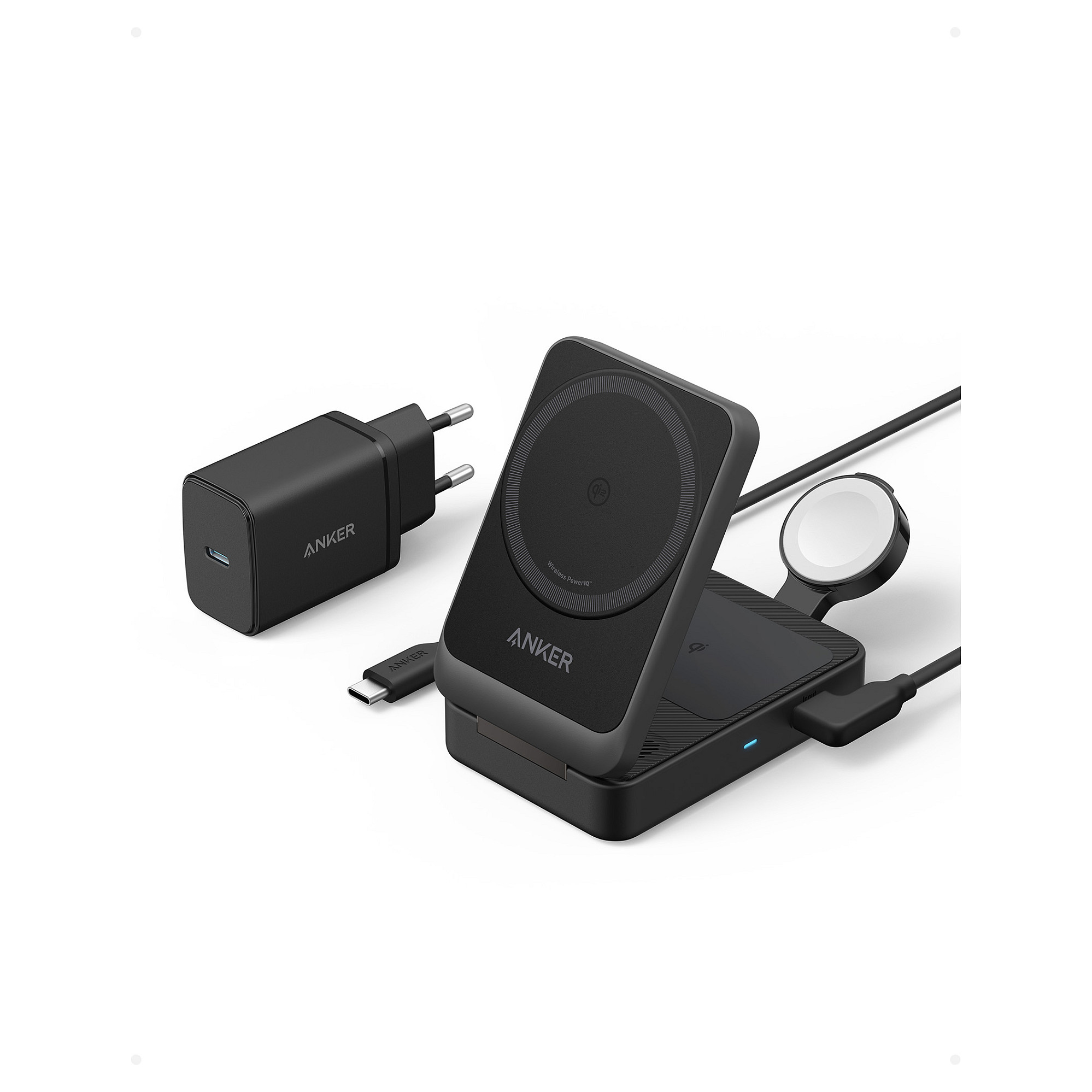 Adapter Anker / MagGo Wireless Charger / 15W / 3-in-1 / Zezë - 10