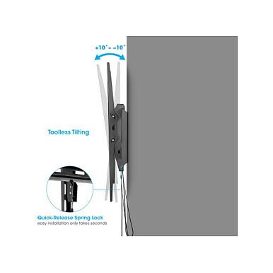 Mbajtëse Muri për TV Manhattan 461931 / 60"-120" / 120kg / Tilt ±10° - Zezë - 4