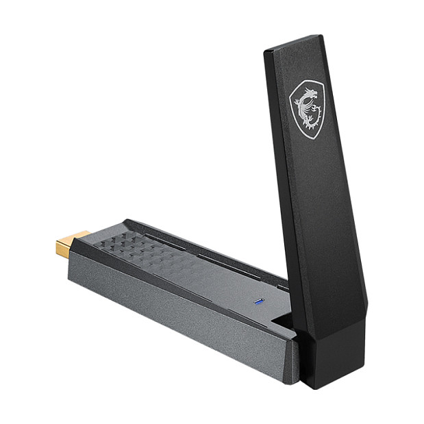 MSI AX1800 GUAX18 – Adapter USB Wi-Fi 6 Dual-Band, 1800Mbps, USB 3.2 Gen 1