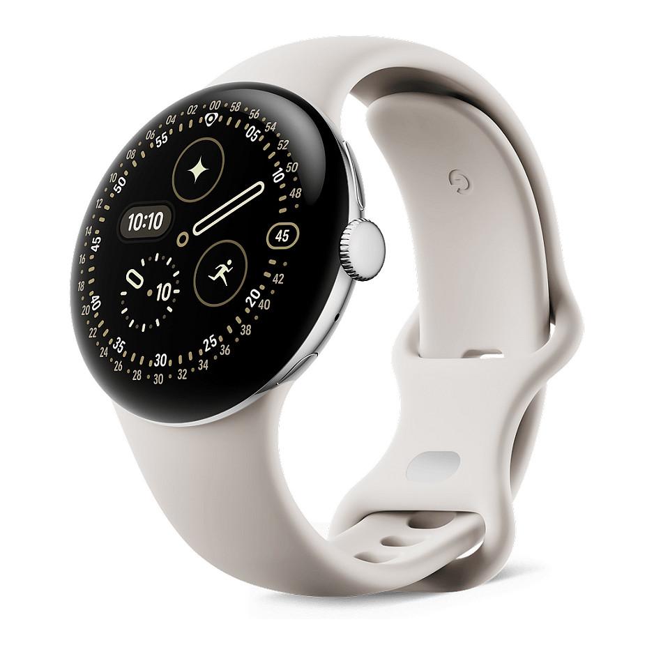Orë e mençur Google Pixel Watch 4 / 41mm / AMOLED / GPS / Bluetooth / Wi-Fi / 32GB / 4G - Argjend/Porcelan
