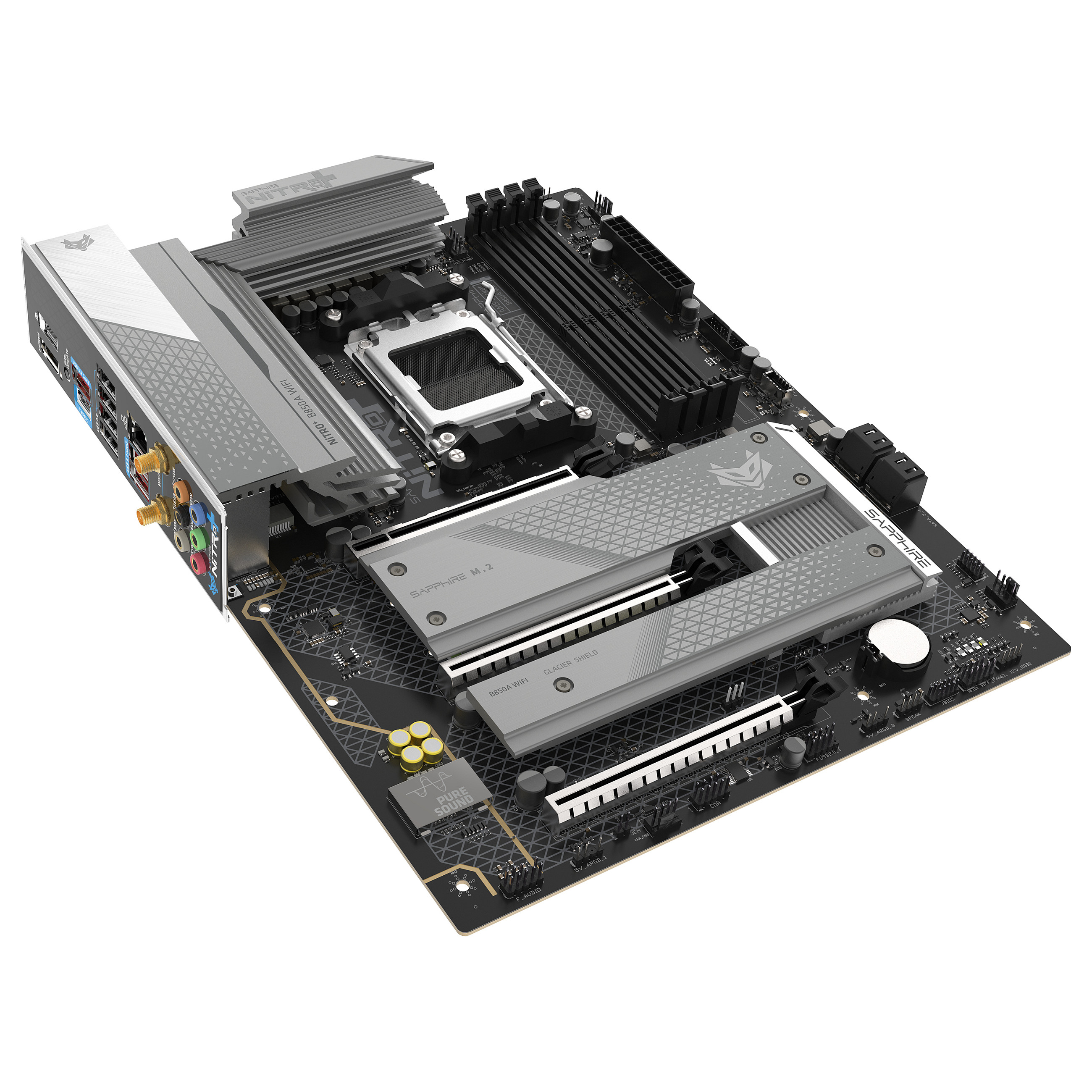 Pllakë Amë AMD AM5 SAPPHIRE NITRO+ B850A / DDR5 / ATX / HDMI+DP - 4