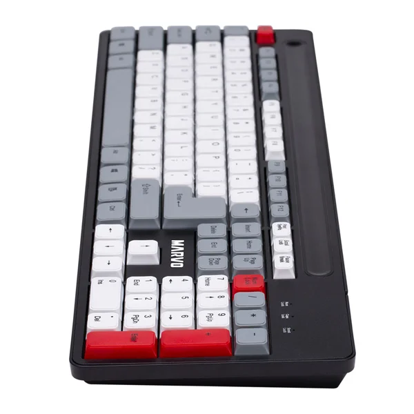 Tastierë me kabllo Marvo KB005 US Layout - Zezë/Bardhë/Gri/Kuqe - 2
