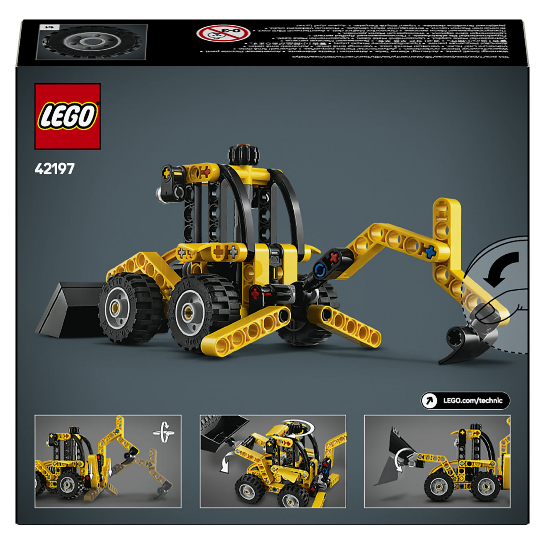 Lego Technic 42197 / Backhoe Loader - 26