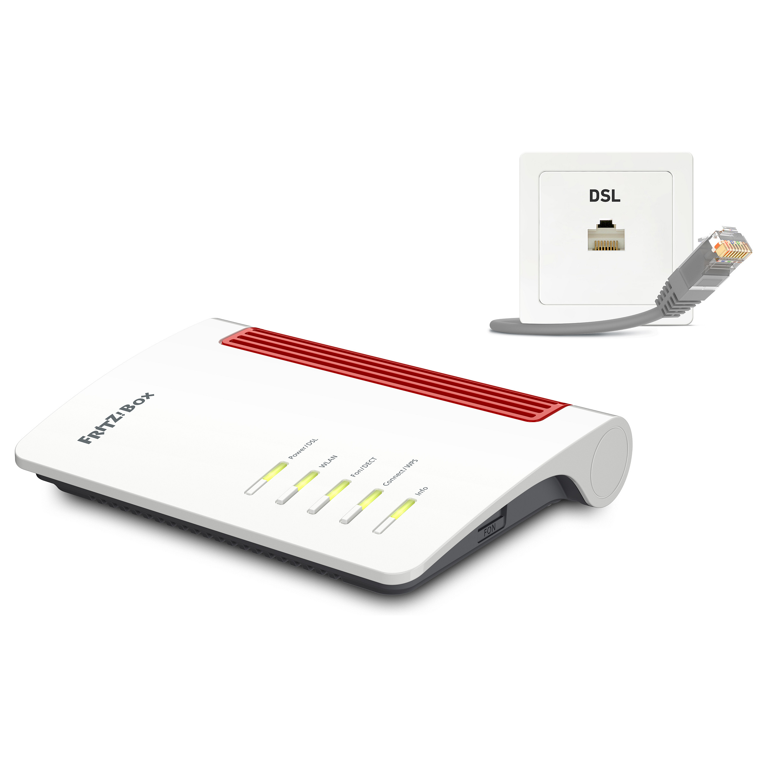 Ruter AVM FRITZ!Box 7530 AX / Wi‑Fi 6 / Wireless - 1