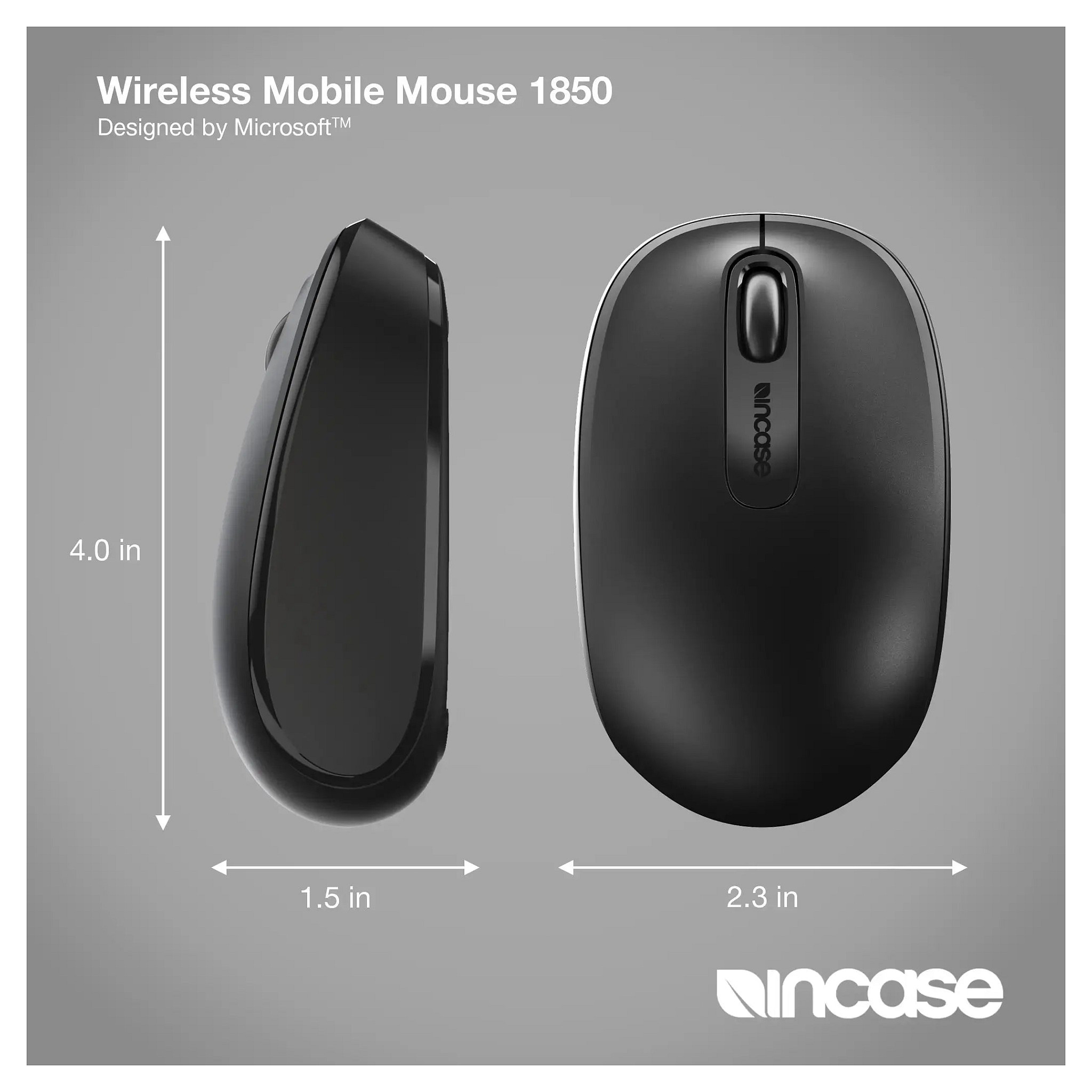 Maus pa kabllo Incase Designed by Microsoft 1850 - Zezë - 4