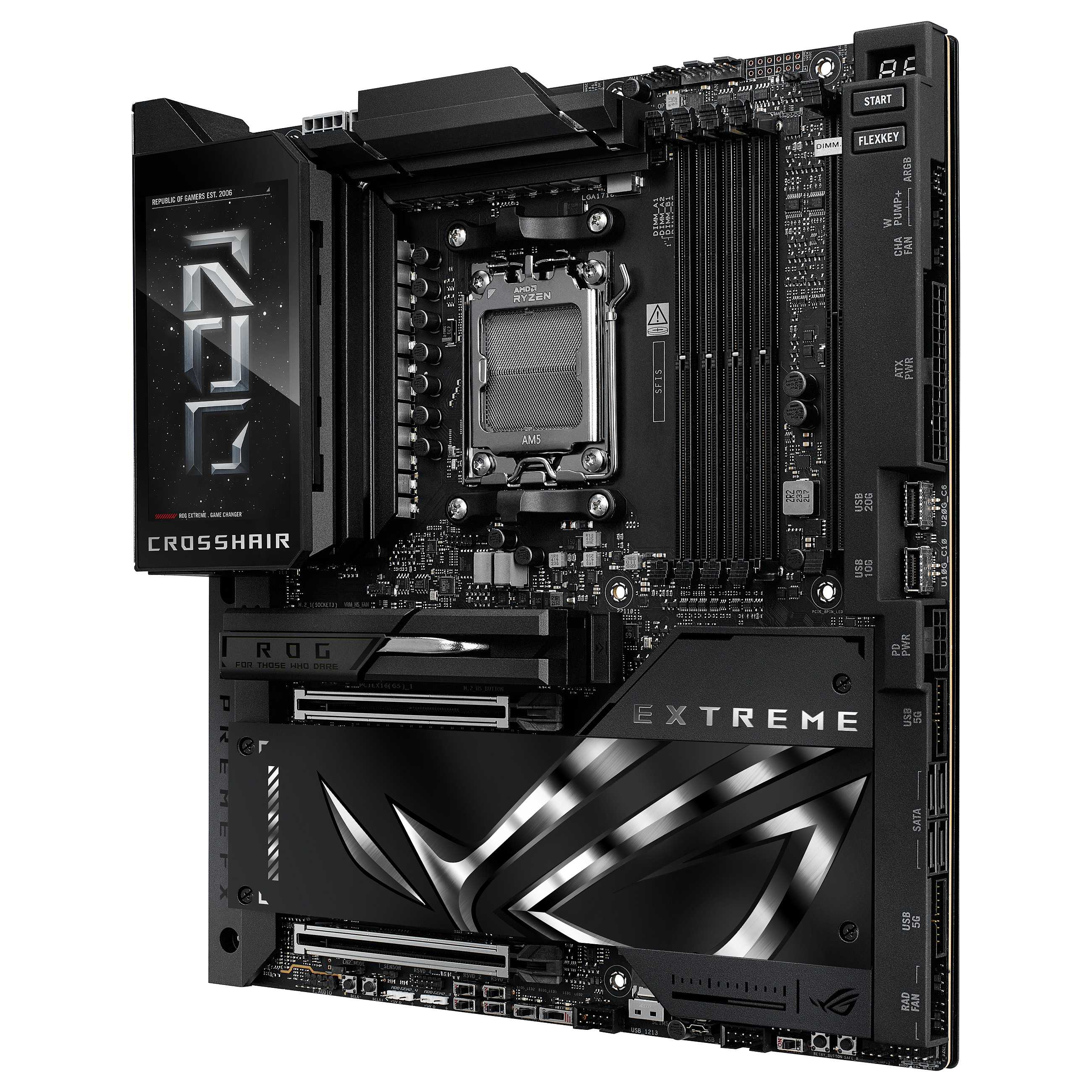 Pllakë Amë AMD ASUS ROG CROSSHAIR X870E EXTREME / AM5 / DDR5 / HDMI - 7