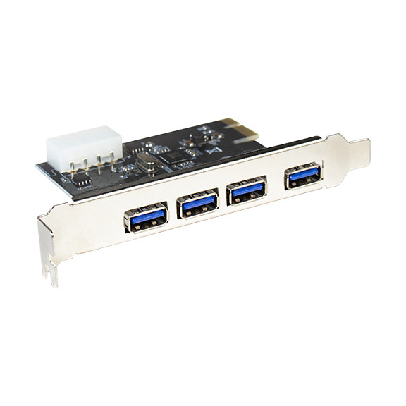 LogiLink PCI Express Card / 4-Port USB 3.0 - 5