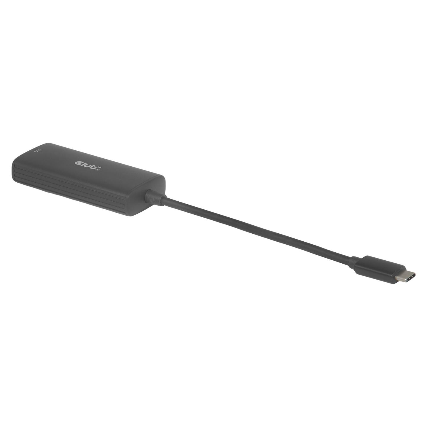 Adapter për Rrjet CLUB3D CAC-2531, USB-C 20Gbps në RJ45, Ethernet 10Gbps, 2.5G/5G/10G – Zezë - 7