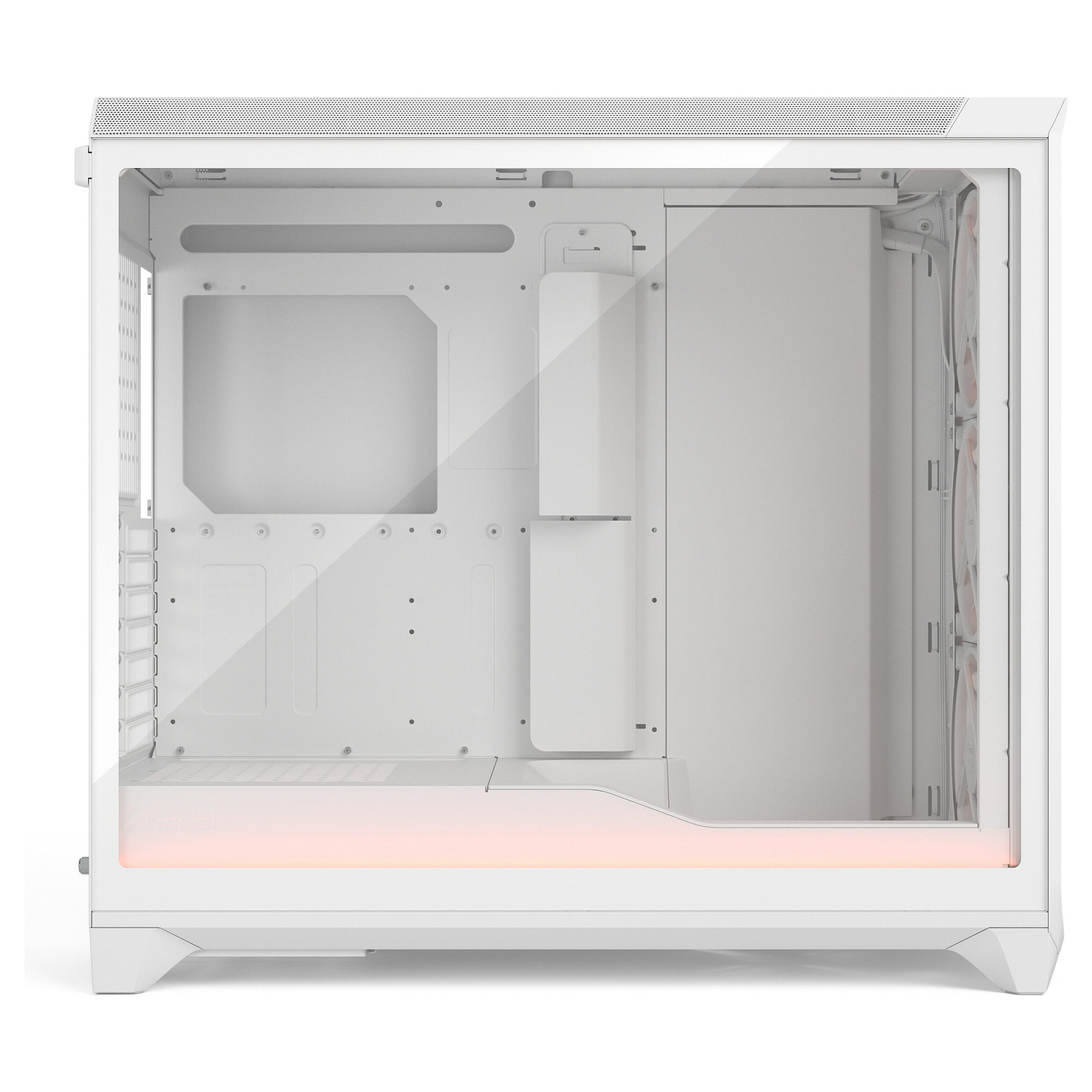 Kasë PC Fractal Design Meshify 3 XL Ambience Pro RGB / EATX / ATX / 3x 140mm RGB Fan / Tempered Glass - Bardhë - 8