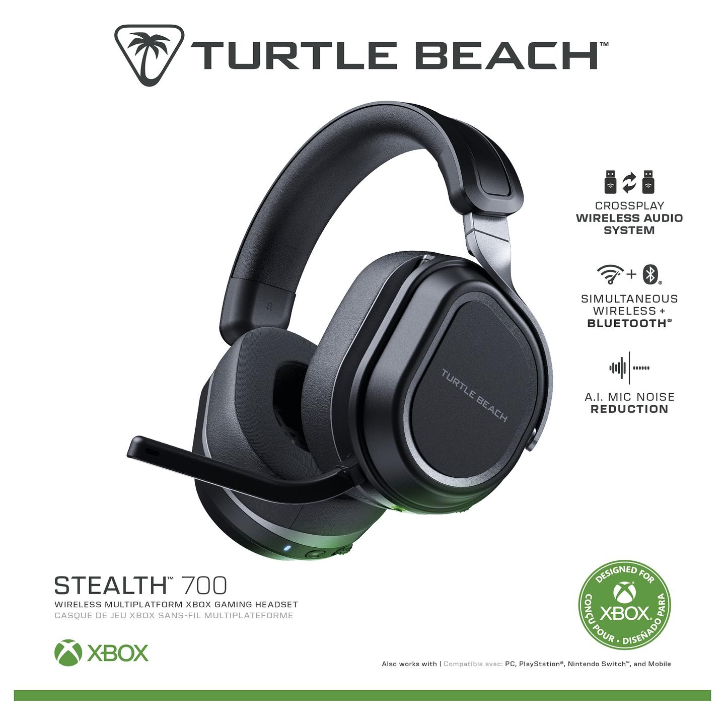 Kufje Gaming Turtle Beach Stealth 700 Gen 3, Wireless 2.4GHz, Bluetooth 5.2, 60mm, Mikrofon - Zezë - 12