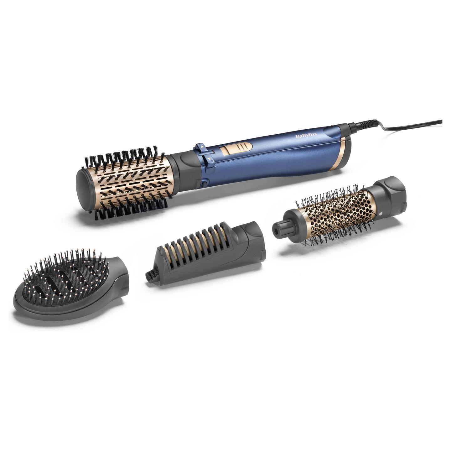 Furçë për Stilimin e Flokëve BaByliss AS965E / Style Pro 1000 / 1000W / 4 Aksesorë / Jonizim / 2 Temperatura – Blu - 12