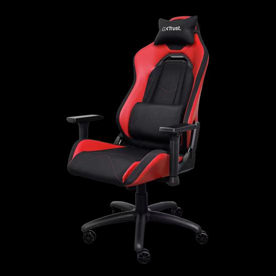 Karrige Gaming Trust GXT 714R Ruya / Tilt-Lock / 155-195cm / 3D Armrests / 150kg – Kuqe/Zezë - 3