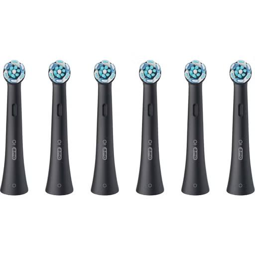 Koka Zëvendësuese për Furçë Dhëmbësh Oral-B iO Ultimative Reinigung / 6 Copë / Fije të Pjerrëta / Për Oral-B iO – Zezë