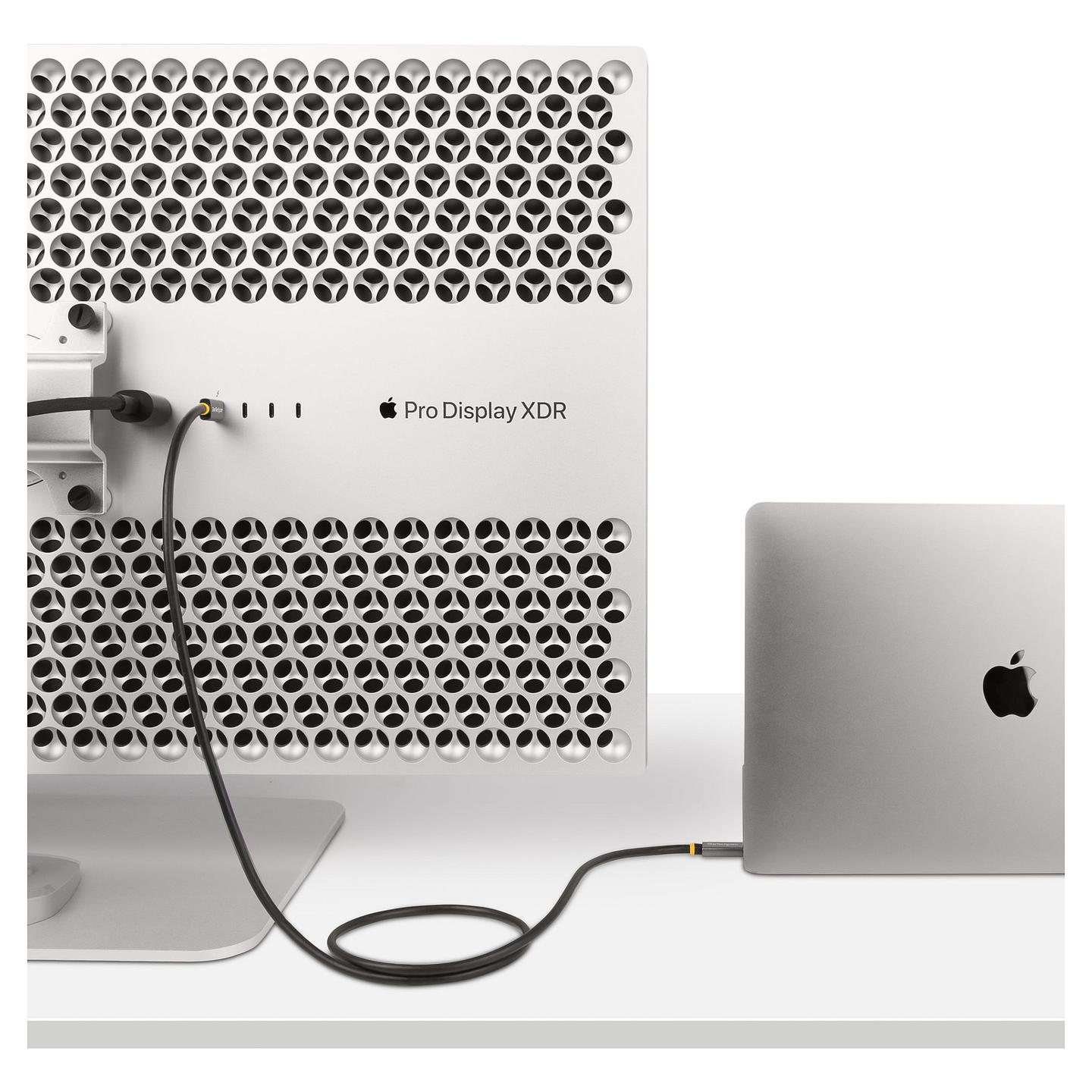Kabllo USB StarTech.com CC1M-40G-USB-CABLE / USB-C në USB-C / USB4 Gen 2x2 / 40 Gbit/s / PD 100W / 5A / 8K 120Hz / 1m - Hiri/Zezë - 8