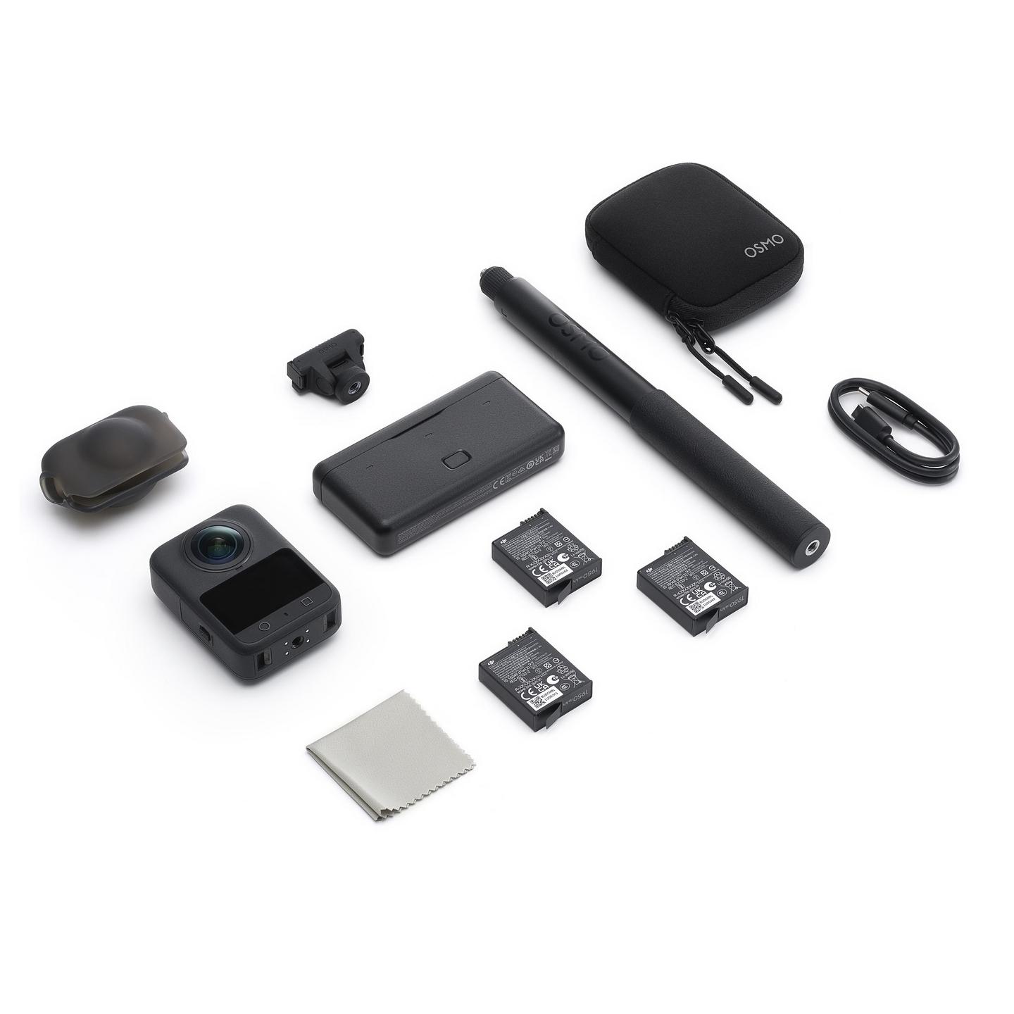 Video Kamera DJI Osmo 360 Adventure Combo, 8K, 120MP, 1/1.1" CMOS, 360° - Zezë - 10