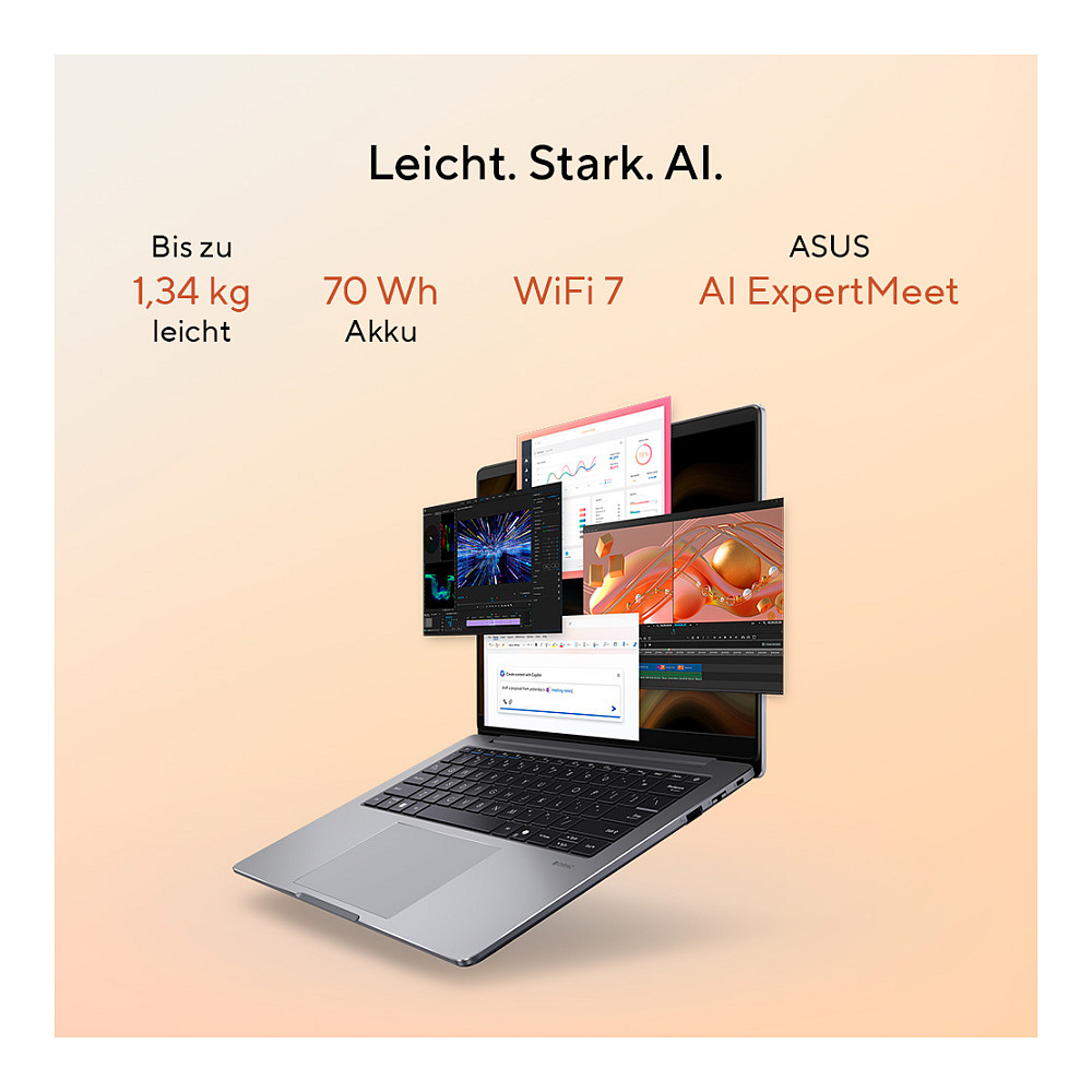 Laptop ASUS ExpertBook PM3 PM3406CKA-LY0095X / Ryzen AI 7-350 / 16GB DDR5 / 512GB / 14" WUXGA IPS-Level / AMD Radeon 860M / DE  - Gri - 15