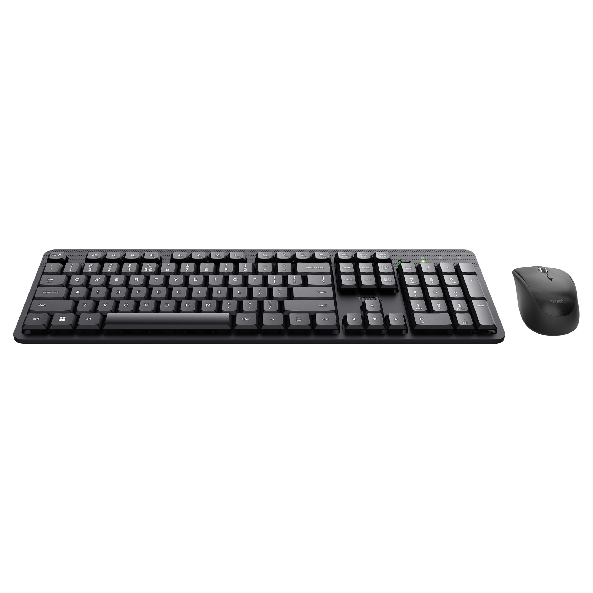Combo (Tastierë & Maus) Trust Ody II / QWERTZ / Membrane / RF Wireless - Zezë - 2