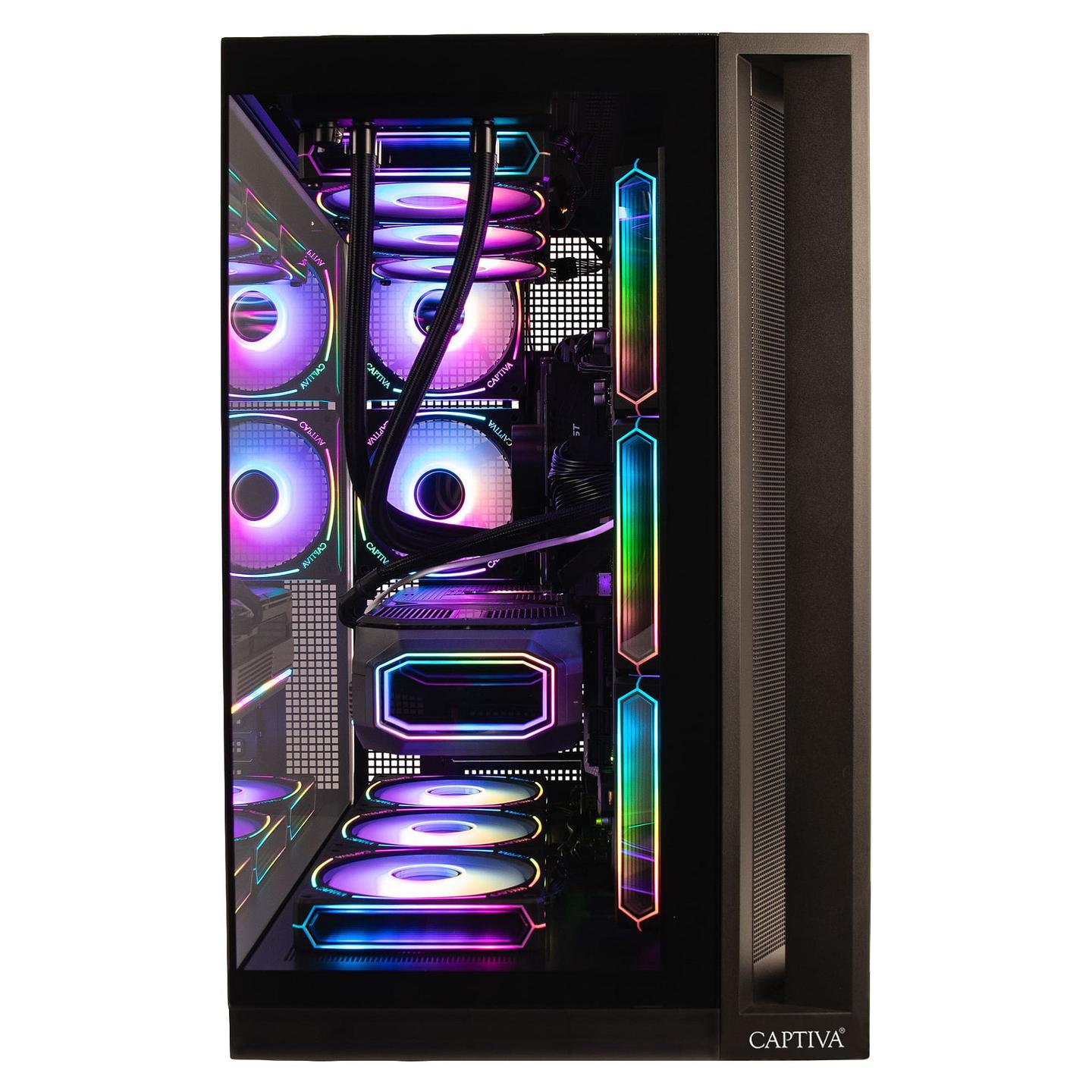 Kompjuter Gaming Captiva Highend I10-2668, Ultra 7 270K Plus, 32GB DDR5, 1TB, RTX 5070 Ti 16GB - Zezë - 3