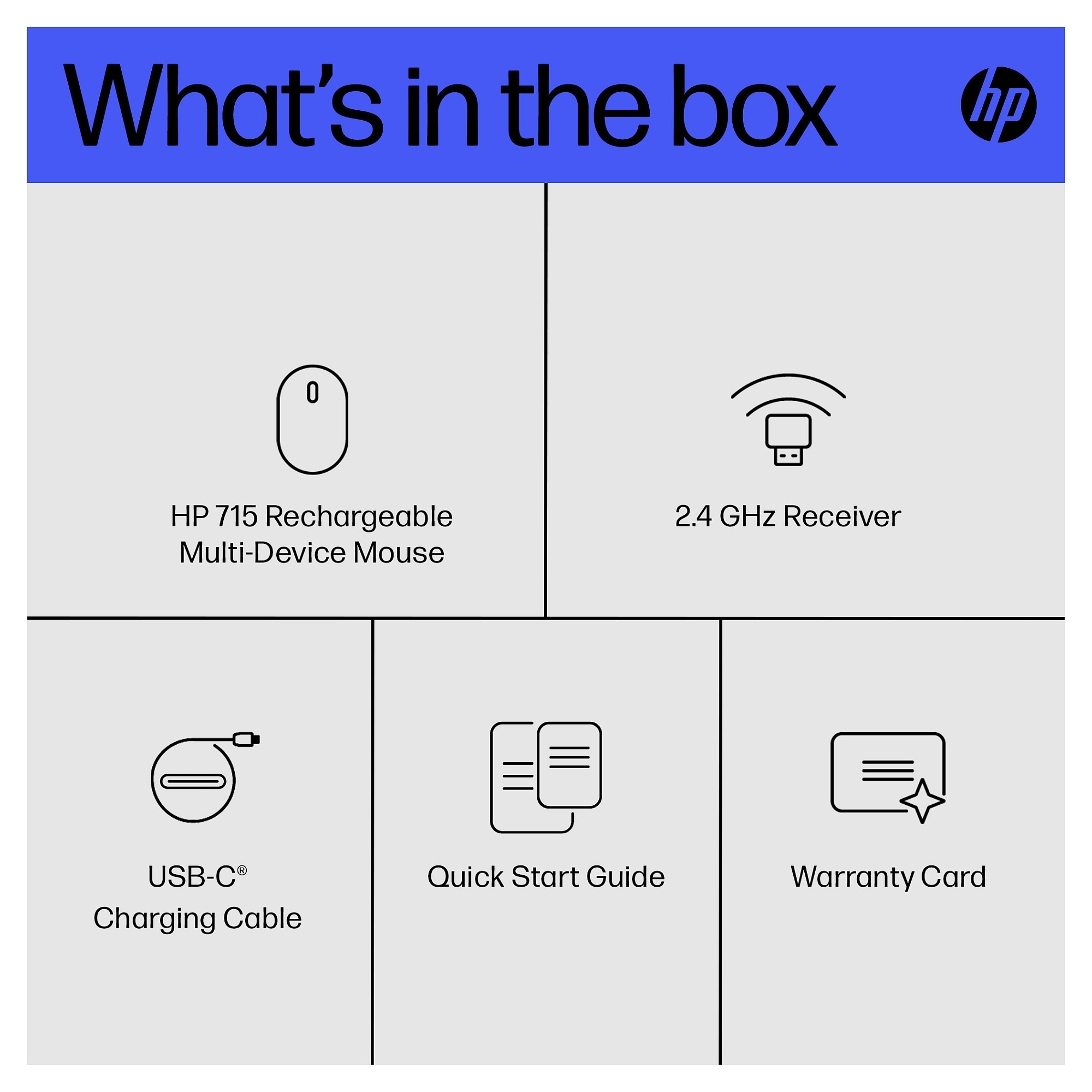 Maus pa kabllo HP 715 Rechargeable Multi-Device Mouse – Bluetooth – Zezë - 12