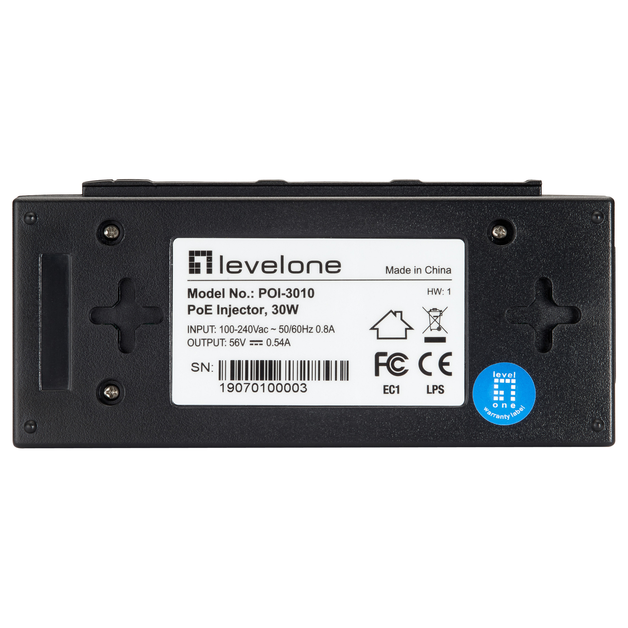 Adapter LevelOne Gigabit POI-3010 PoE 30W - 6