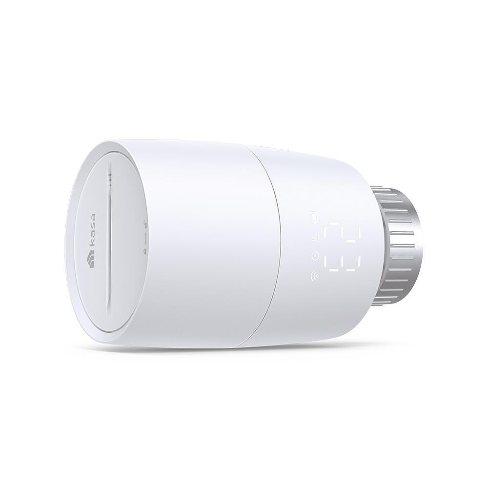 TP-Link Kasa KE100 / Smart Thermostatic Radiator Valve / 2x AA / M30 × 1.5 / KH100 – Bardhë