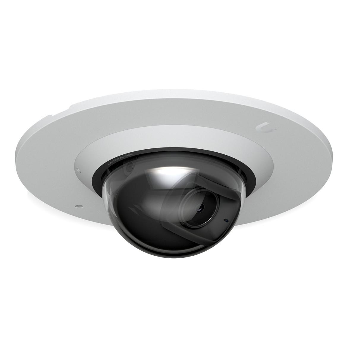Mbajtëse Flush për Kamerë Ubiquiti G6 Dome, UACC-G6-Dome-FM-W, Montim në Tavan/Mur, Ø207 × 54.3mm, Polikarbonat, 301g - Bardhë - 3