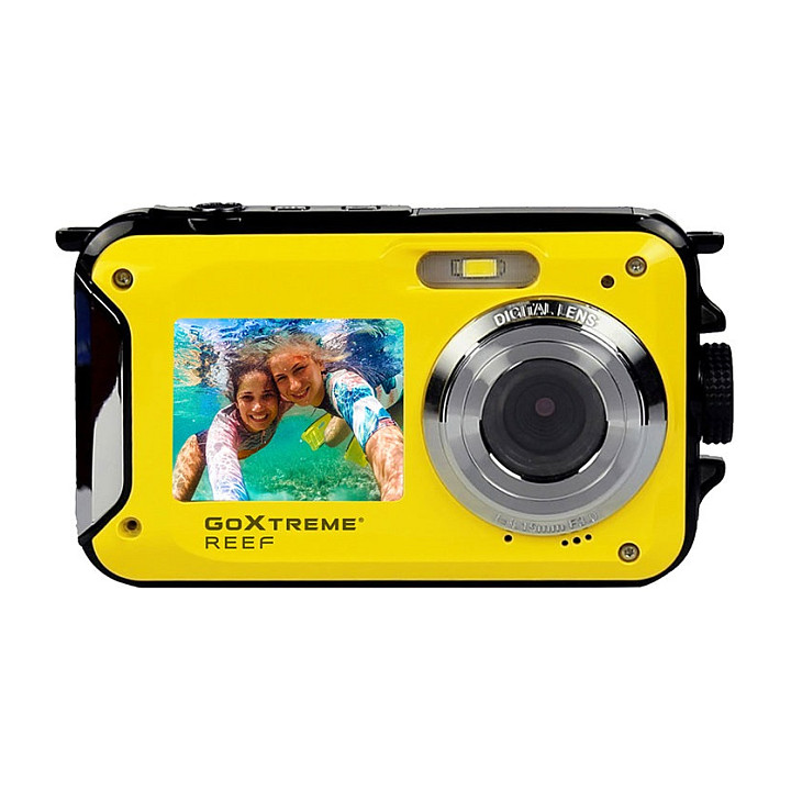 Kamerë digjitale Easypix GoXtreme Reef / 8MP / Full HD / Dual Screen / Waterproof 3m / Anti-Shake - Verdhë