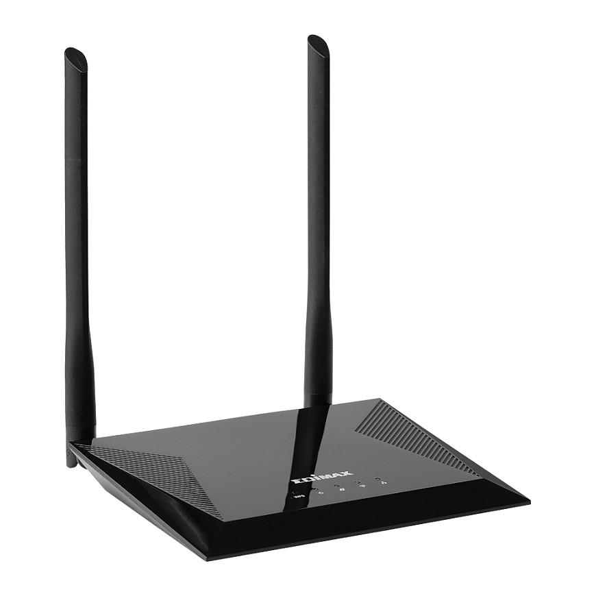 Ruter Edimax BR-6428nS V5, Wi-Fi 4 N300, 2.4GHz, deri në 300Mbps, 1× Fast Ethernet WAN + 4× Fast Ethernet LAN - Zezë - 3