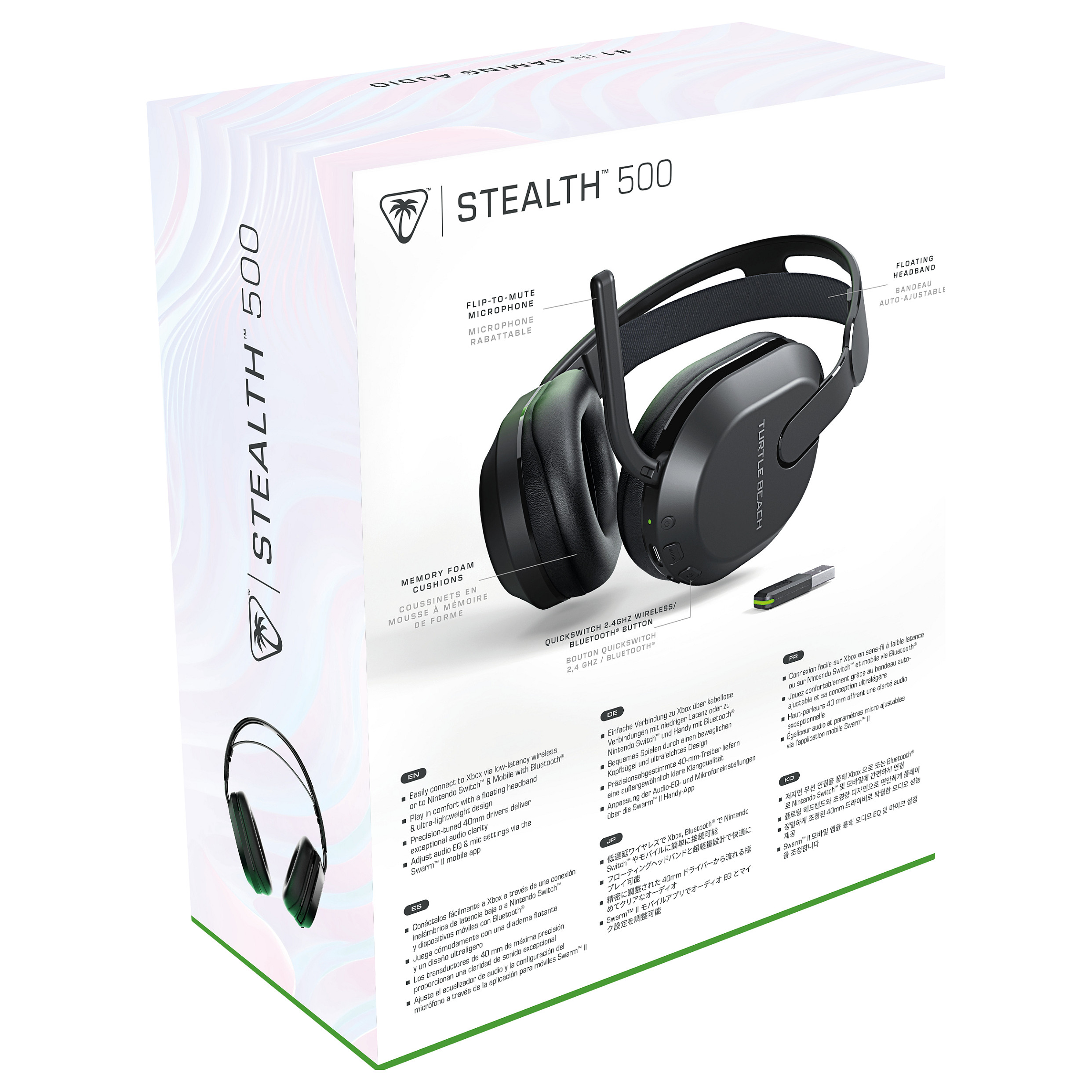 Kufje Gaming Turtle Beach Stealth 500 / Xbox / Pa Kabllo / Bluetooth / 20–20.000 Hz - Zezë - 12