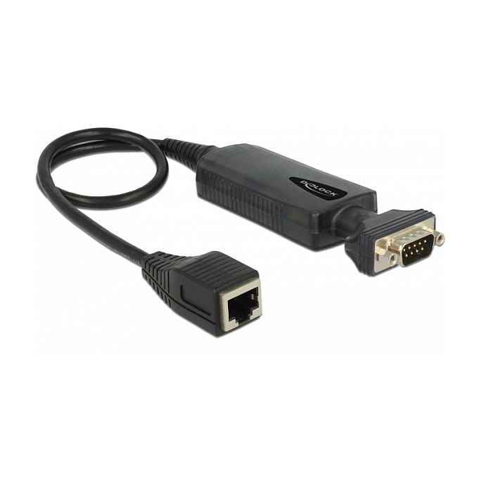 Konvertues Ethernet LAN në RS-232 DeLOCK 62976, 10/100 Mbps