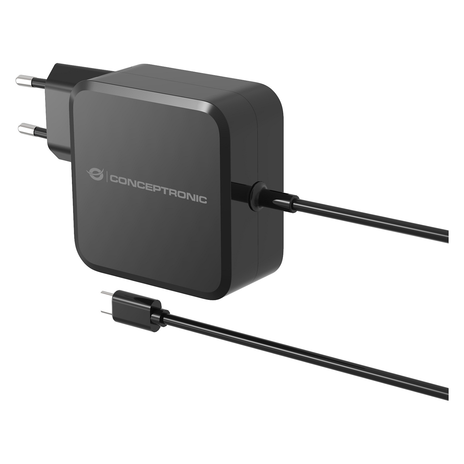 Adapter Conceptronic 1-Port GaN USB-C Desk Charger / 100W / PD 3.0 / PPS – Zezë - 1