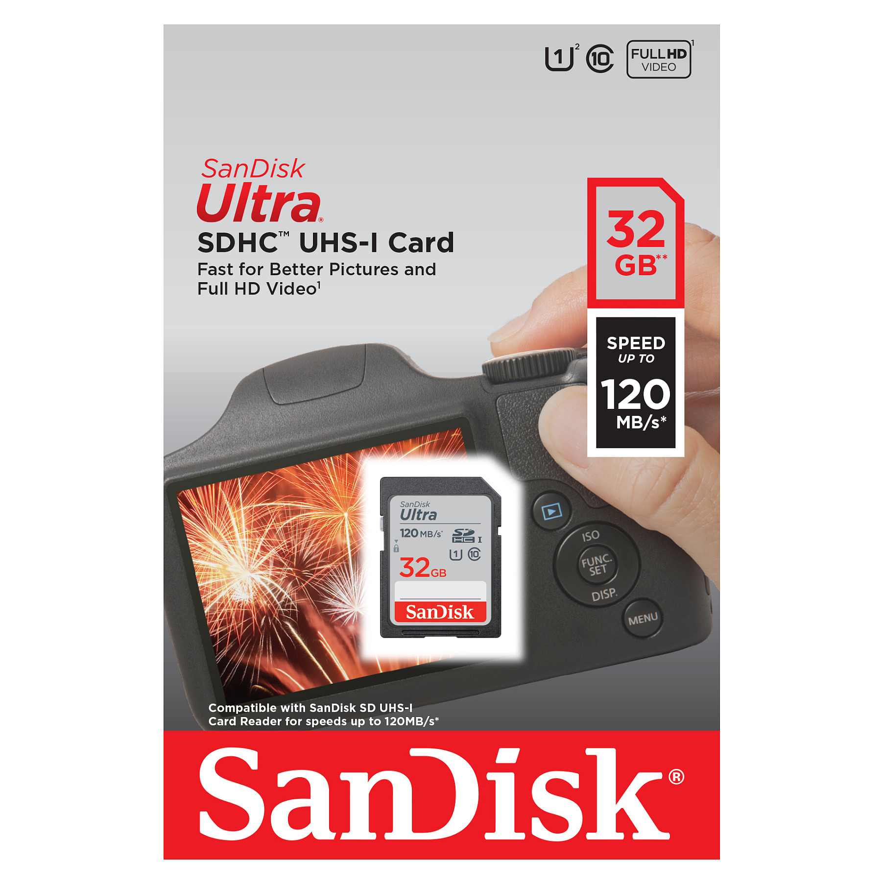 Kartë Memorie SD CARD 32GB SanDisk Ultra SDHC 120MB/s - 2